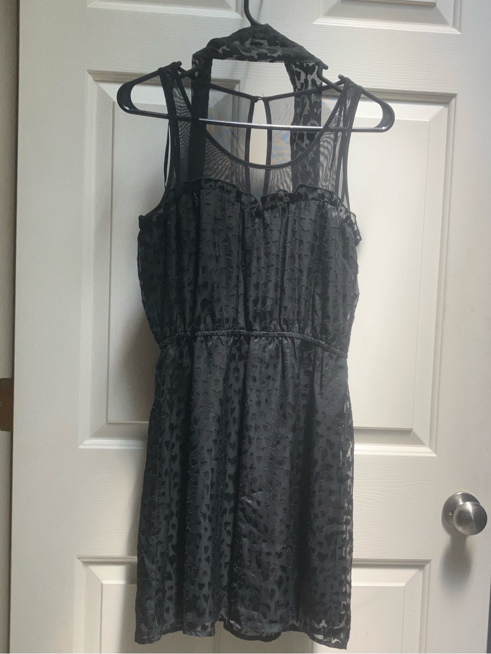 Rory Beca Black Dress with Pink Script Label